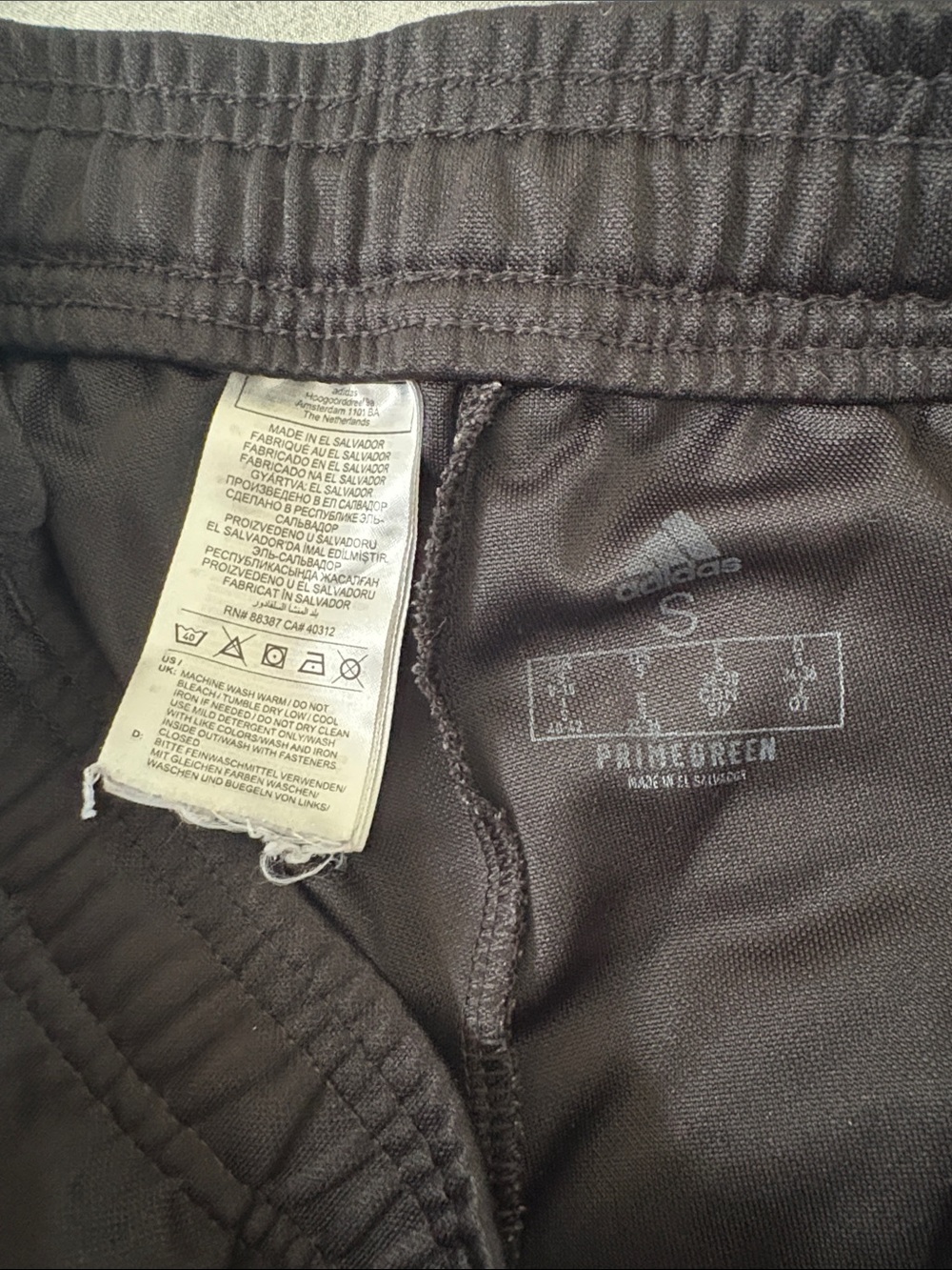 adidas Black Joggers with Dark Gray Accent Stripes - Picture 4 of 6